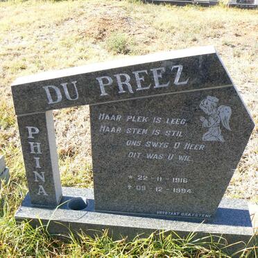 PREEZ Phina, du 1916-1994