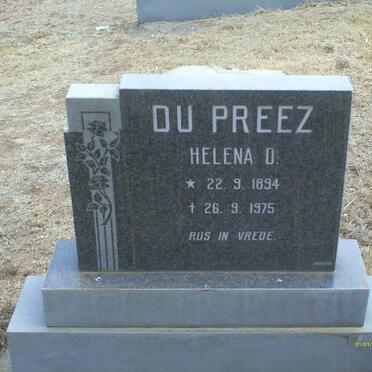 PREEZ Helena D., du 1894-1975