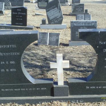 PLESSIS Christoffel van Huyssteen, du 1910-1973 &amp; Sophia DE WAAL 1919-1997  