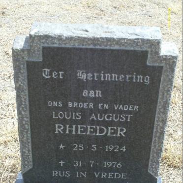 RHEEDER Louis August 1924-1976