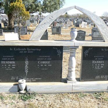 ROODT Hendrik 1929-1994 &amp; Corrie 1932- :: DROTSKIE Hannes 1948-1991