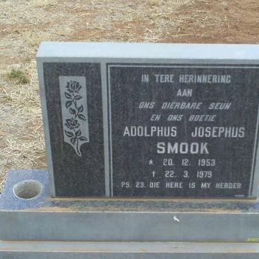 SMOOK Adolphus Josephus 1953-1979