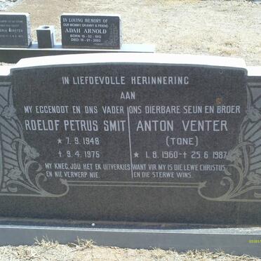 SMIT Roelof Petrus 1948-1975 :: VENTER Anton 1960-1987
