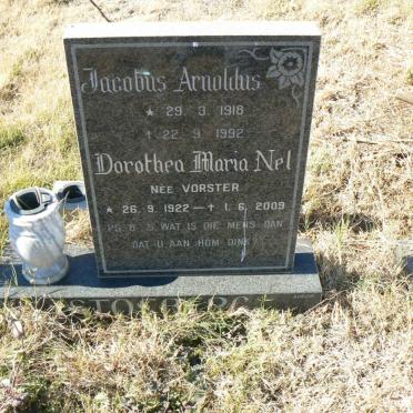 STOFBERG Jacobus Arnoldus 1918-1992 &amp; Dorothea Maria Nel VORSTER 1922-2009