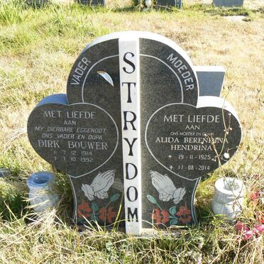 STRYDOM Dirk Bouwer 1914-1992 &amp; Alida Berendina Hendrina 1925-2014