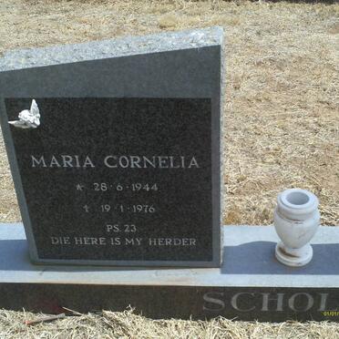 SCHOLTZ Maria Cornelia 1944-1976