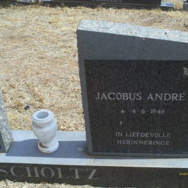 SCHOLTZ Jacobus Andre 1946- &amp; Maria Cornelia 1944-1976  