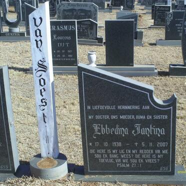 SOEST Cornelis, van 1932-1982 &amp; Ebbedina Jantina 1938-2007 