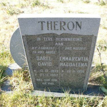 THERON Sarel David 1932-1992 &amp; Emmarentia Magdalena 1939-