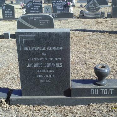 TOIT Jacobus Johannes, du 1926-1973