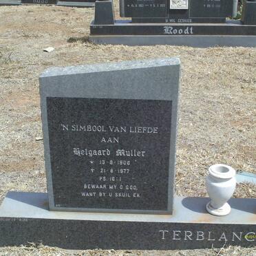 TERBLANCHE Helgaard Muller 1906-1977 &amp; Helena Hendrina TIEDT 1908-1988     