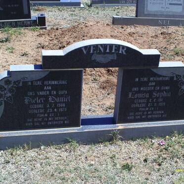VENTER Pieter Daniel 1906-1979 &amp; Louisa Sophia 1911-1979
