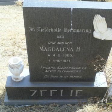 ZEELIE Magdalena H. 1905-1974