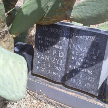 ZYL Jan P.D., van 1918-1977 &amp; Anna J.F. 1927-1999