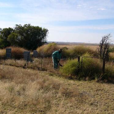 Free State, BULTFONTEIN district, Kalkgat 421, Krompan farm cemetery