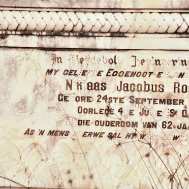 ROOS Niklaas Jacobus 1878-1940