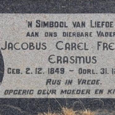 ERASMUS Jacobus Carel Frederik 1849-1921