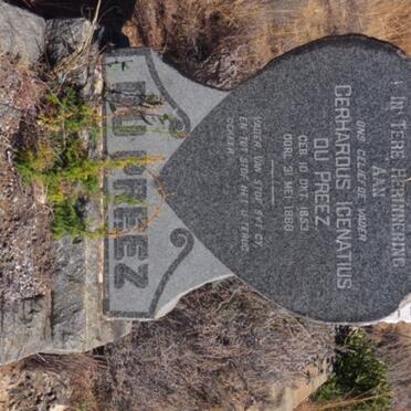 PREEZ Gerhardus Igenatius, du 1853-1880