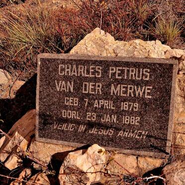 MERWE Charles Petrus, van der 1879-1882