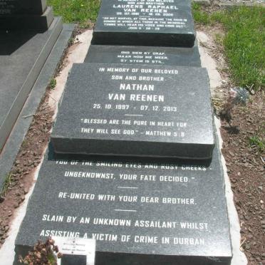 REENEN Laurens Raphael, van 1981-2005 :: VAN REENEN Nathan 1997-2013