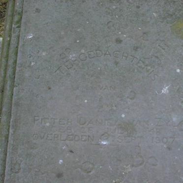 ZYL Pieter Daniel, van 1848-1907