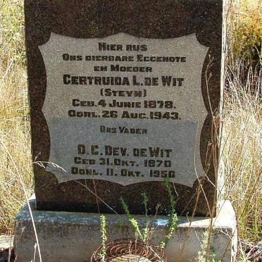 Free State, BETHLEHEM district, Clarens, Pietersdal 1207, farm cemetery