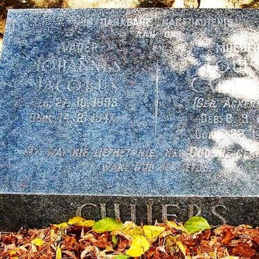 CILLIERS Johannes Jacobus 1898-1947 &amp; Louisa Carolina ACKERMANN 1898-1945