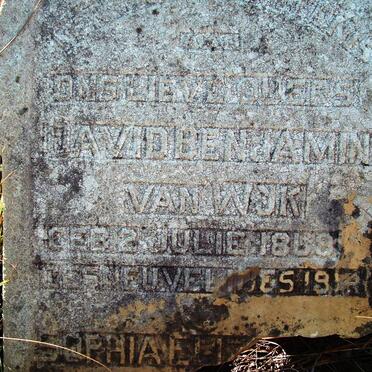 WYK David Benjamin, van 1869-1914