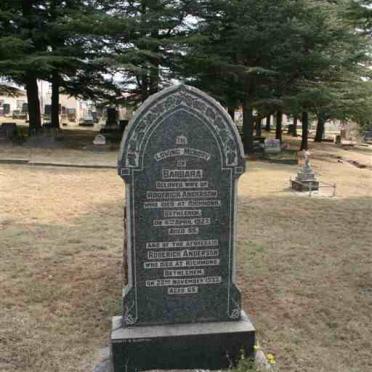 ANDERSON Roderick -1933 &amp; Barbara -1927