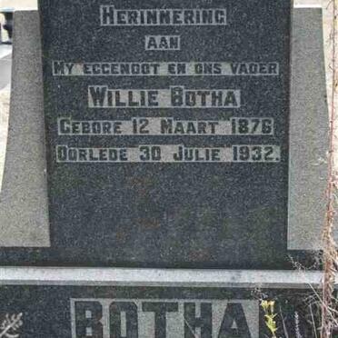 BOTHA Willie 1876-1932