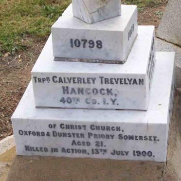 HANCOCK Calverley Trevelyan -1900