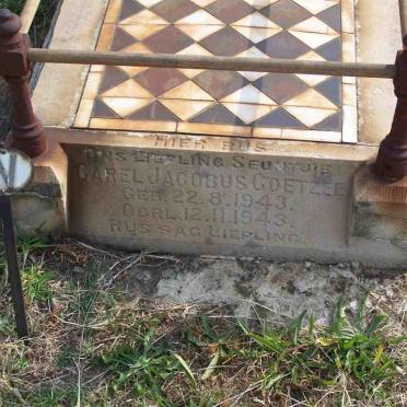 COETZEE Carel Jacobus 1943-1943