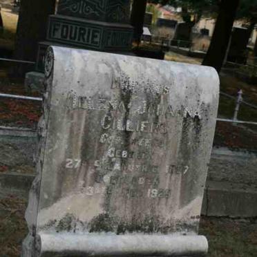 CILLIERS Helena Johanna nee WEEKS 1897-1929