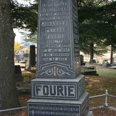 FOURIE Johannes Petrus -1930 &amp; Aletta Maria DE JAGER -1948