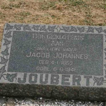 JOUBERT Jacob Johannes 1863-1941