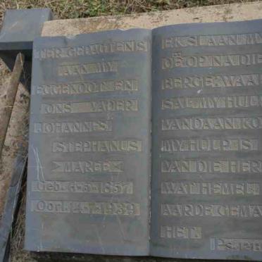 MAREE Johannes Stephanus 1857-1939