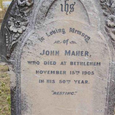 MAHER John -1905