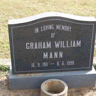 MANN Graham William 1911-1990