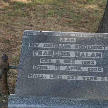 MALAN Francois 1863-1930