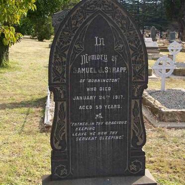 STRAPP Samuel J. -1917
