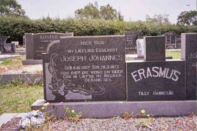 ERASMUS Joseph Johannes 1907-1972