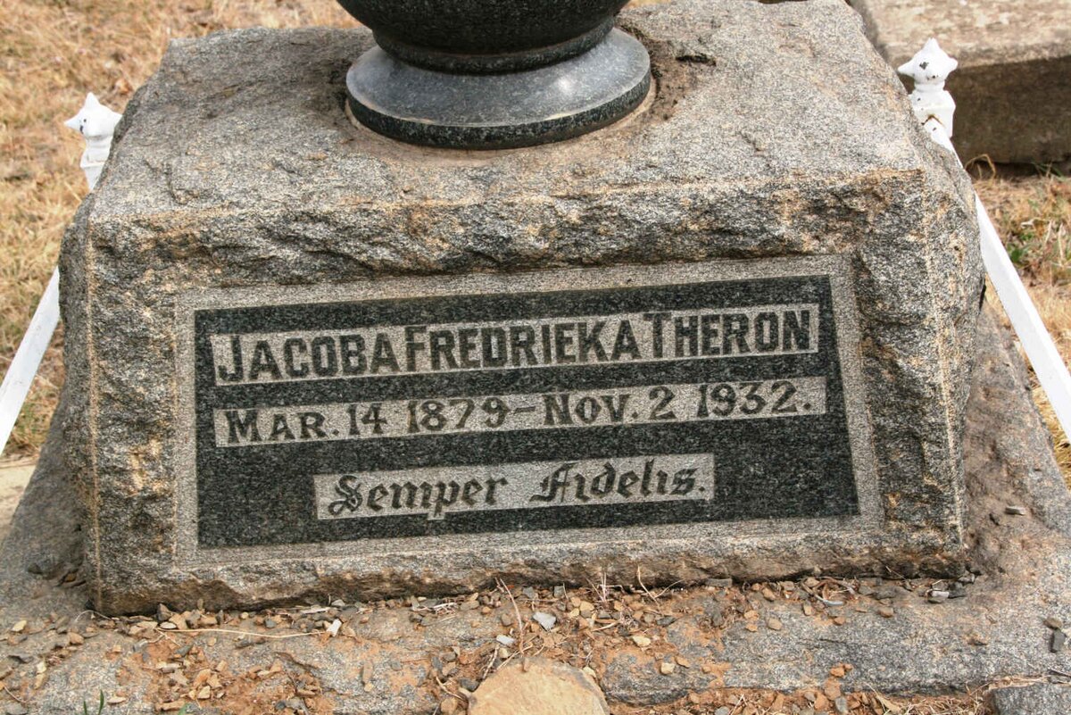 THERON Jacoba Fredrieka 1879-1932