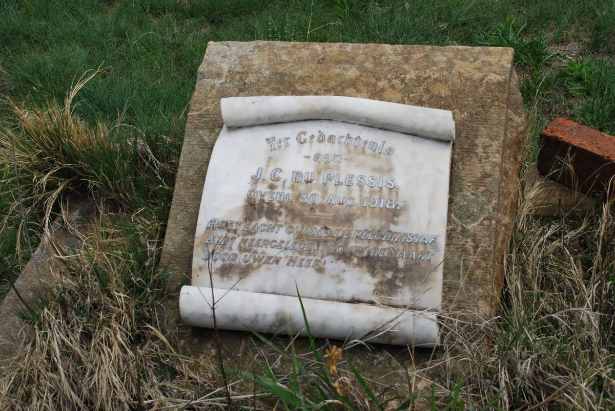 PLESSIS J.C., du -1918