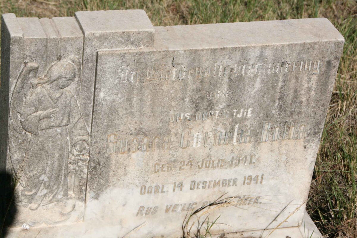 BOTHA Susara Cornelia 1941-1941