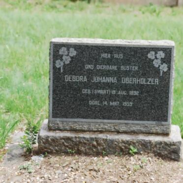 OBERHOLZER Debora Johanna nee SWART 1892-1959