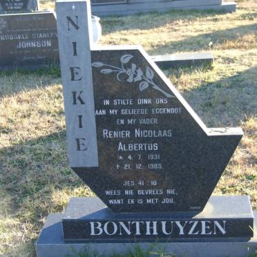 BONTHUYZEN Renier Nicolaas Albertus 1931-1985