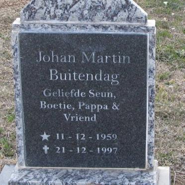 BUITENDAG Johan Martin 1959-1997