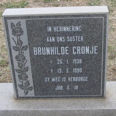 CRONJE Brunhilde 1938-1990