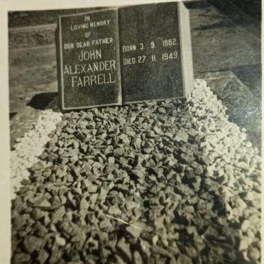 FARRELL John Alexander 1882-1949