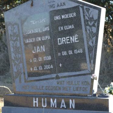 HUMAN Jan 1938-2004 &amp; Drené 1946-